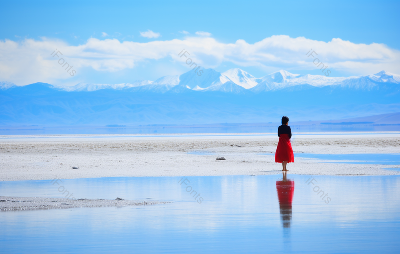 结晶盐湖平静湖面死海游玩景区,高清,摄影图,摄影图片,图片大全,摄影图免费下载